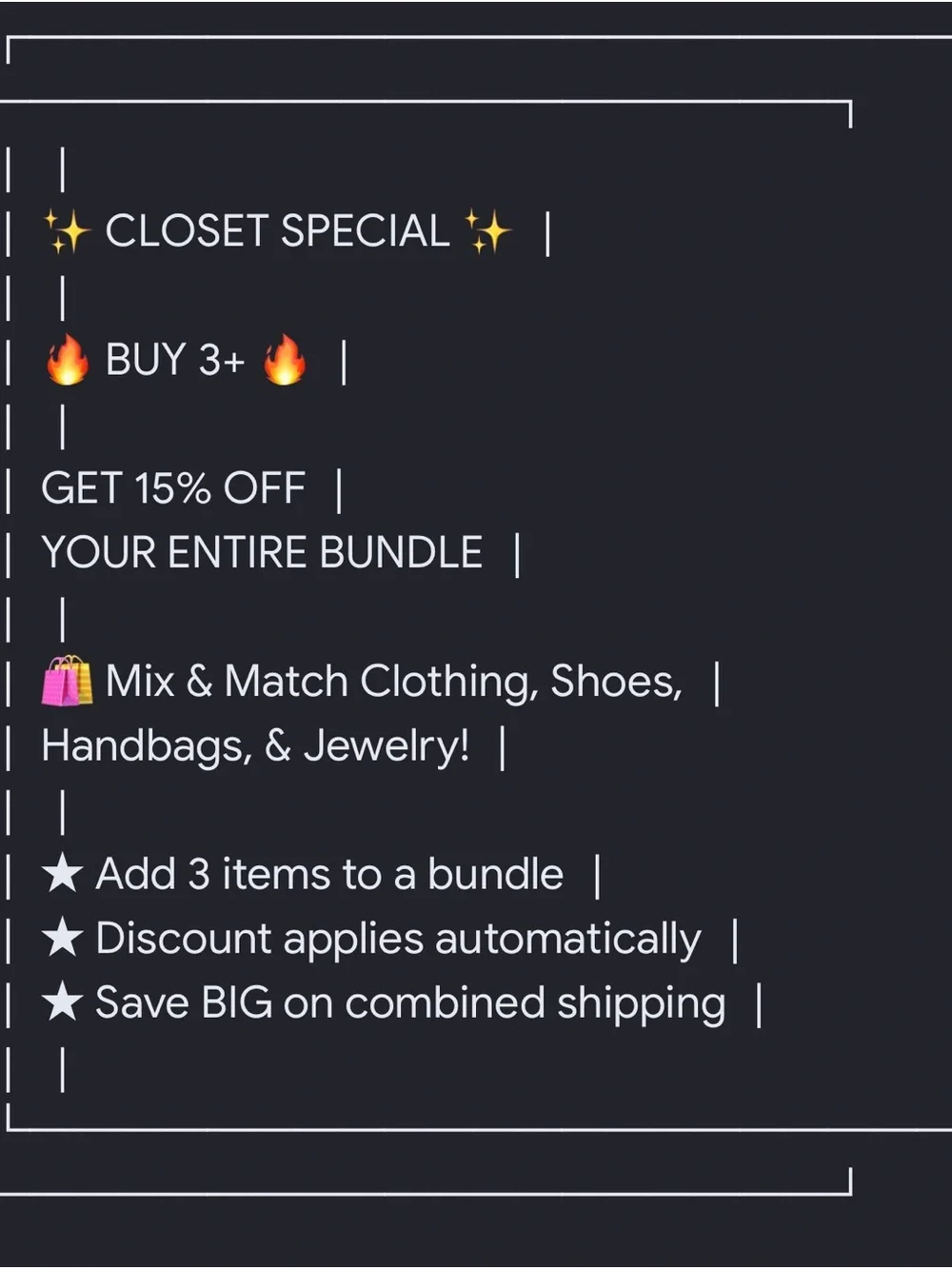 ★ BUNDLE & SAVE: Buy 3+ Items Get 15% Off! ★
